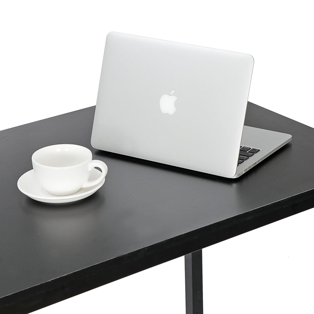 47" Modern Laptop Computer Desk Office Table PC Laptop Study Writing Desk Black