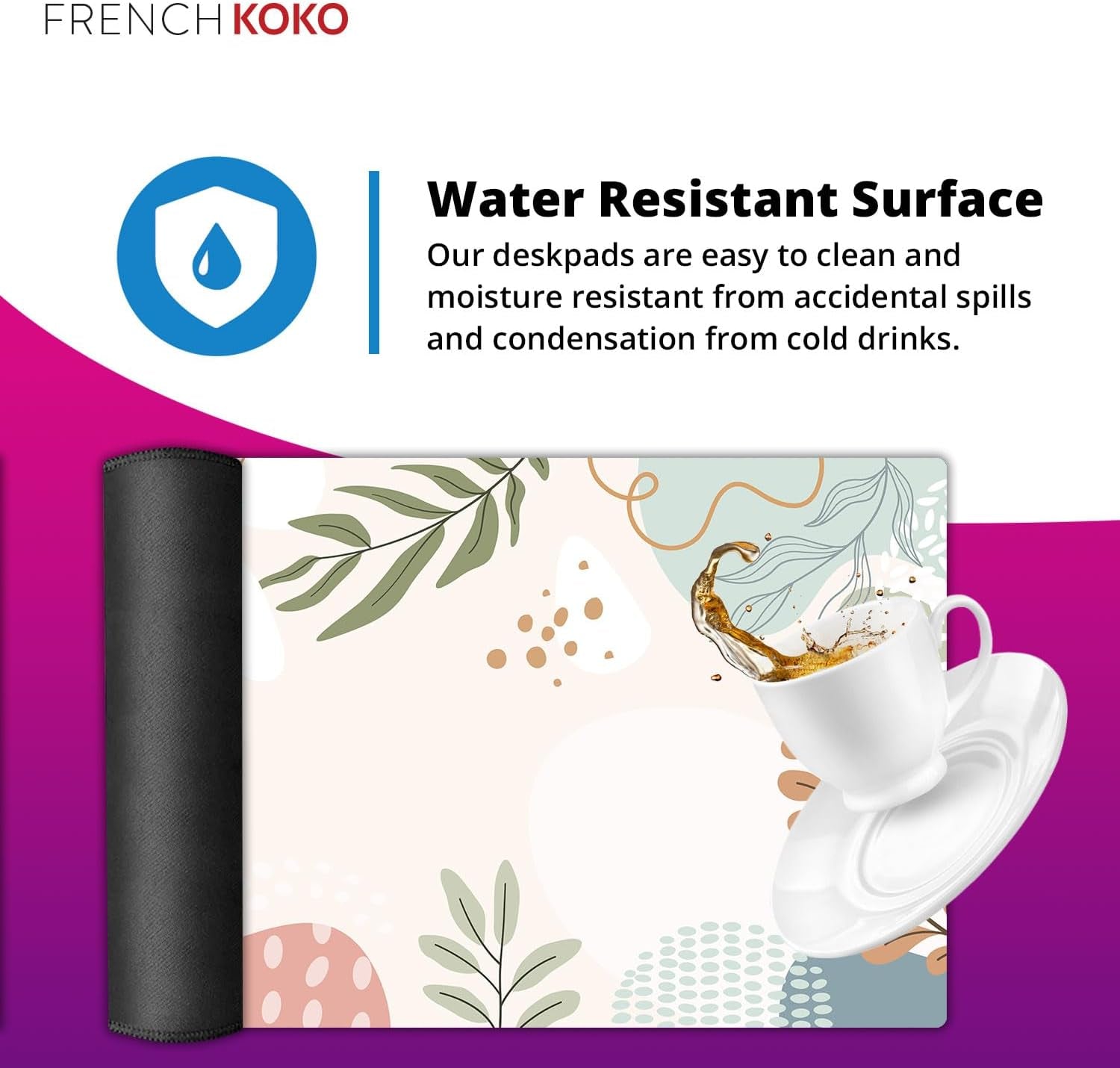 Large Desk Mat - XL Desk Pad Deskpad Deskmat Cute Girls Womens Desktop Protector Home Office Essentials Laptop Pad Mousepad