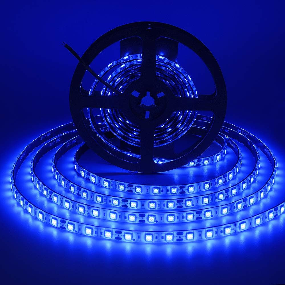 16.5FT Pontoon LED Light Strip, 12V Waterproof Marine Light for Interior and Deck, Night Fishing. Ideal for Pontoon and Fishing Boat