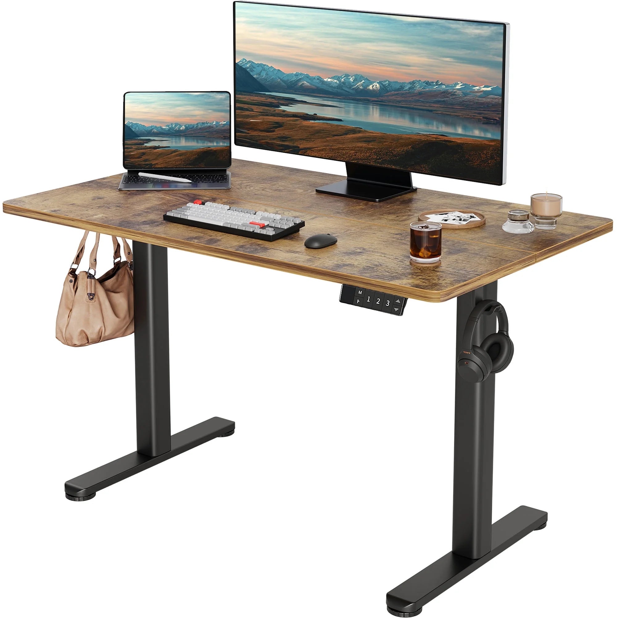 Electric Standing Desk, Adjustable Height Stand up Desk, 