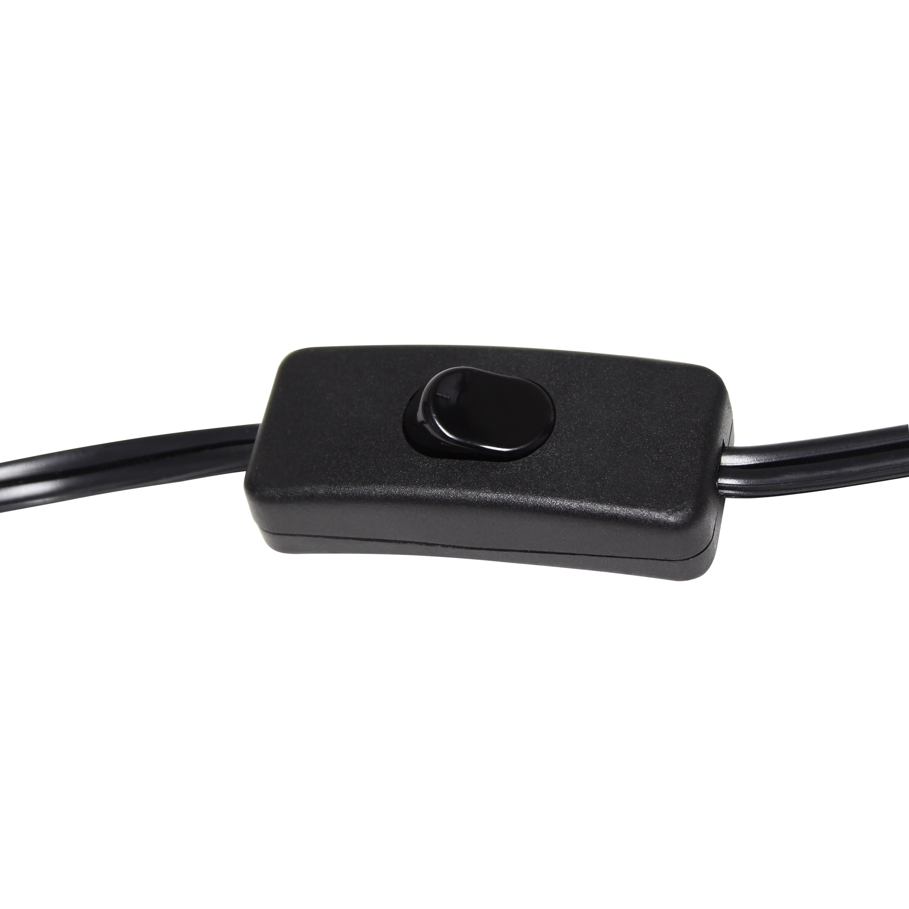 Modern Iron Desk Lamp with Glass Shade White