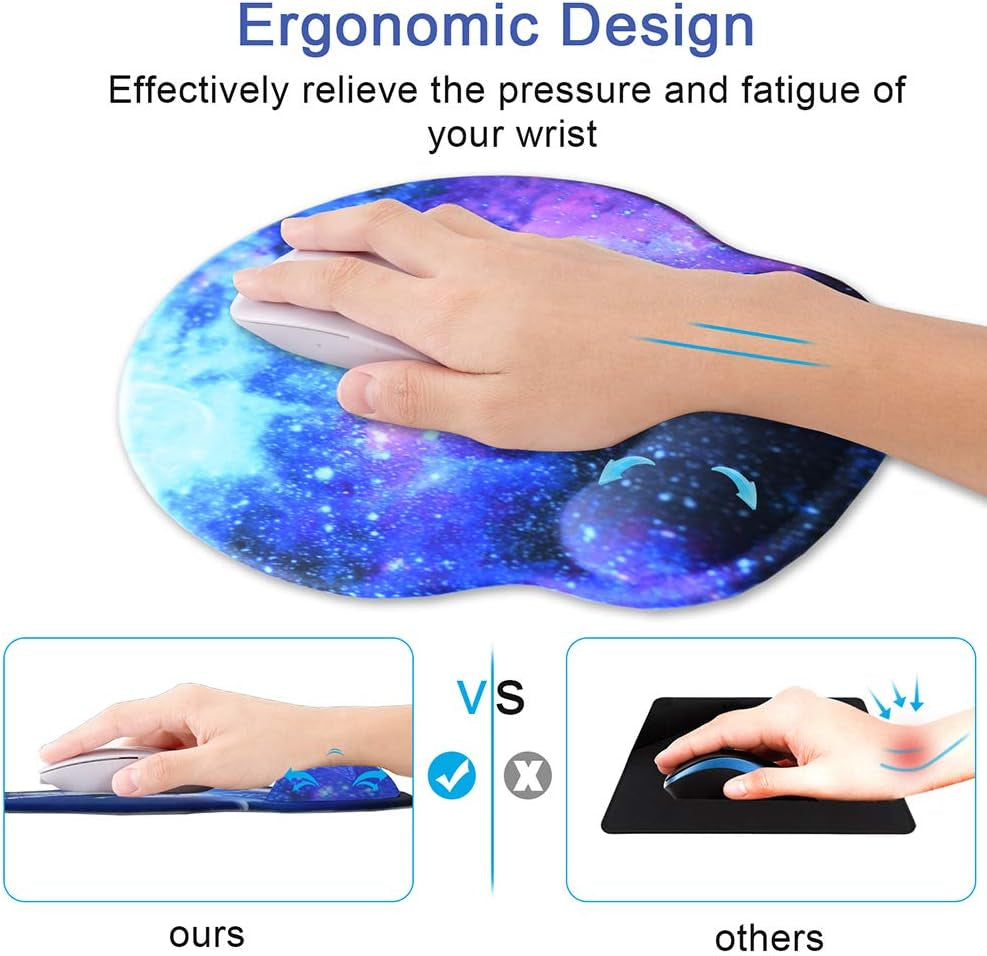 Ergonomic Mouse Pad Wrist Rests Support,