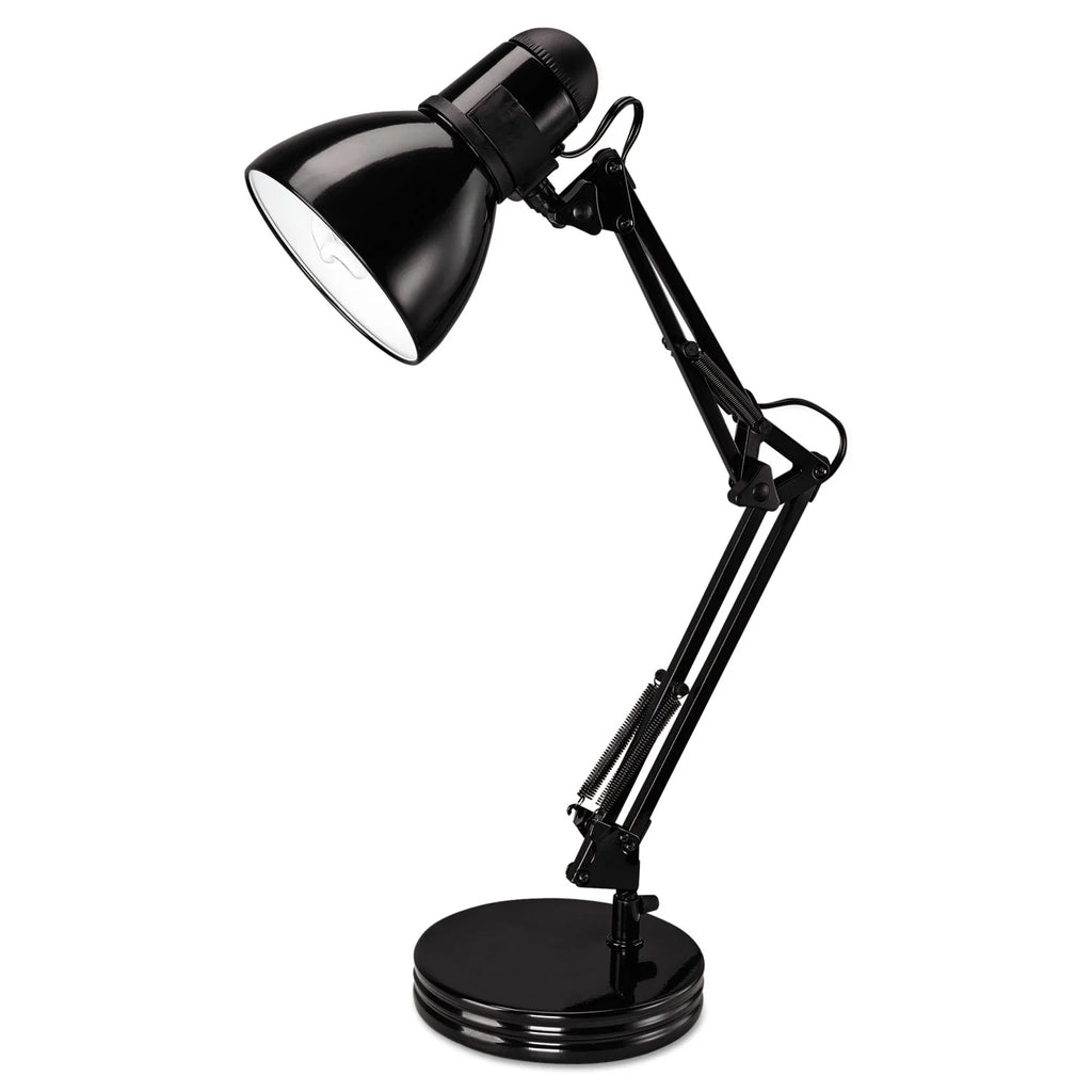 Architect Functional Adustable Clamp Metal Desk Lamp, Black