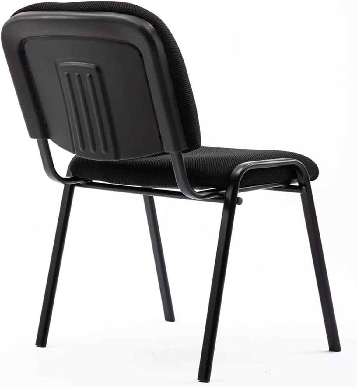  Black Office Chairs Armless Conference Room Chairs 5 Pack 