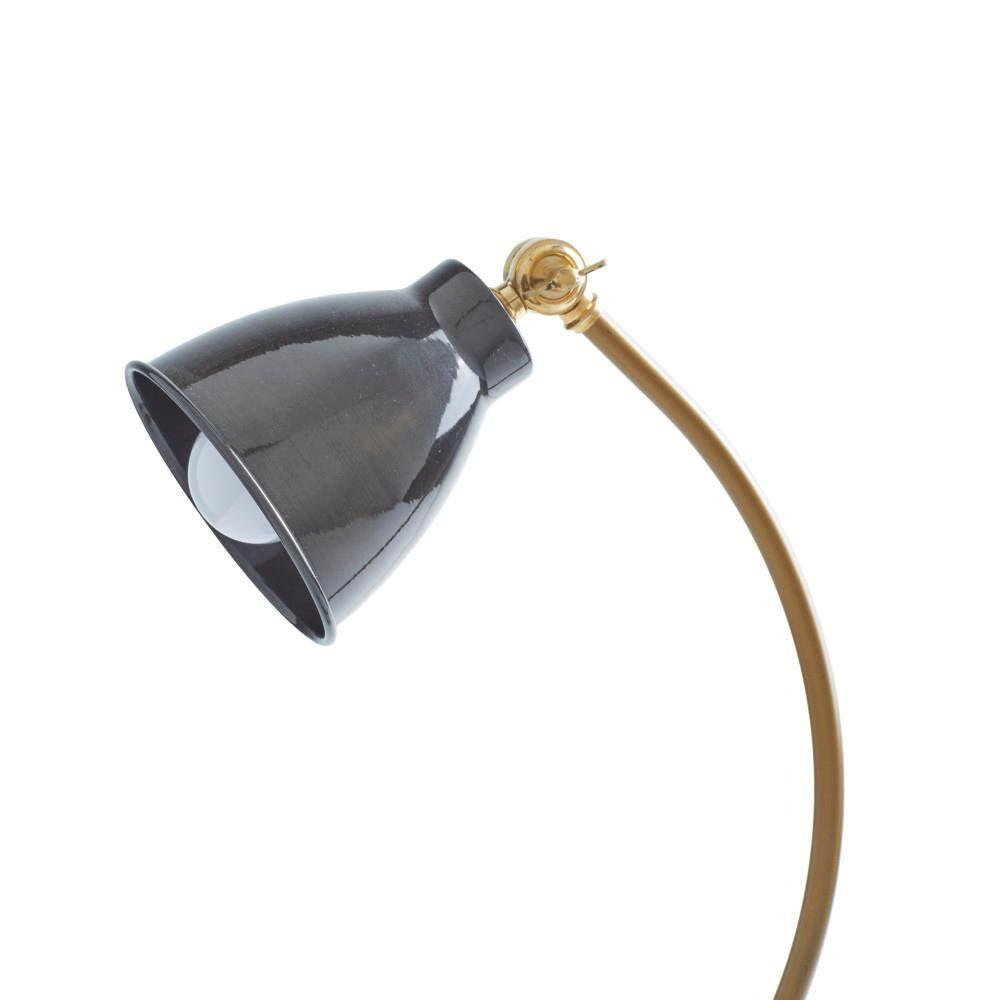 19 In. Black Metal Spotlight Task and Reading Desk Lamp