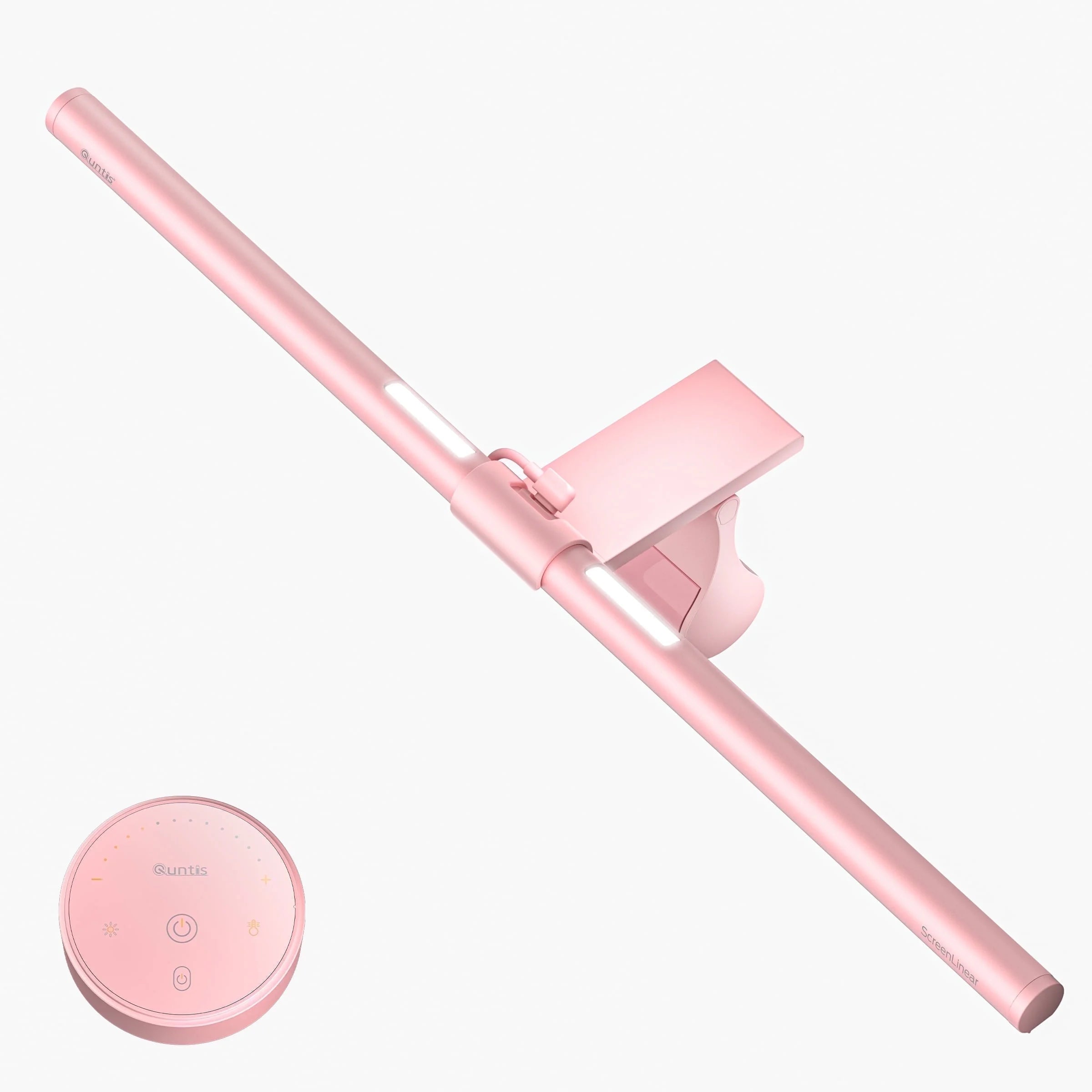 Monitor Light Bar, Eye-Care No Screen Glare Screen Light Bar, Stepless Dimming Monitor Light as Gifts for Girls for Home Office Gaming Reading, Pink