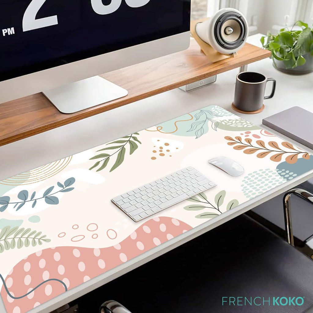Large Desk Mat - XL Desk Pad Deskpad Deskmat Cute Girls Womens Desktop Protector Home Office Essentials Laptop Pad Mousepad