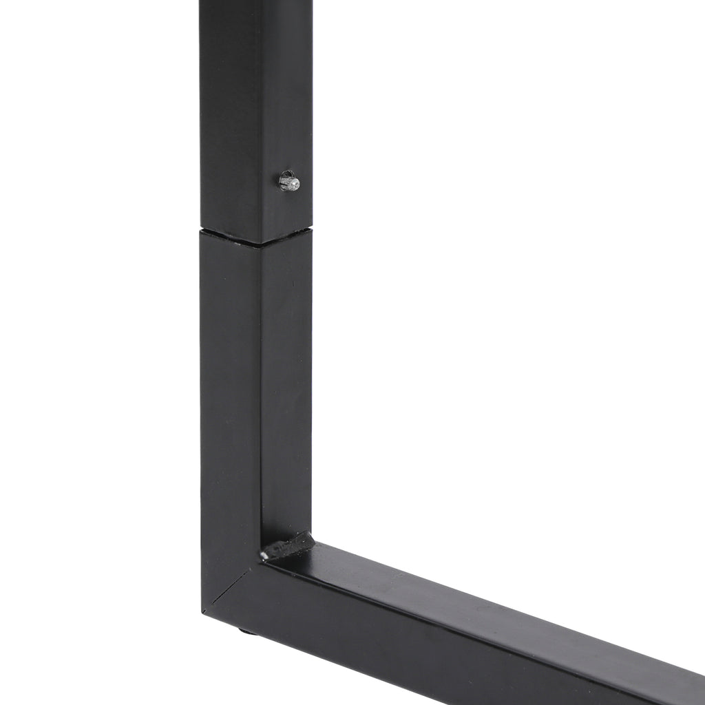 47" Modern Laptop Computer Desk Office Table PC Laptop Study Writing Desk Black