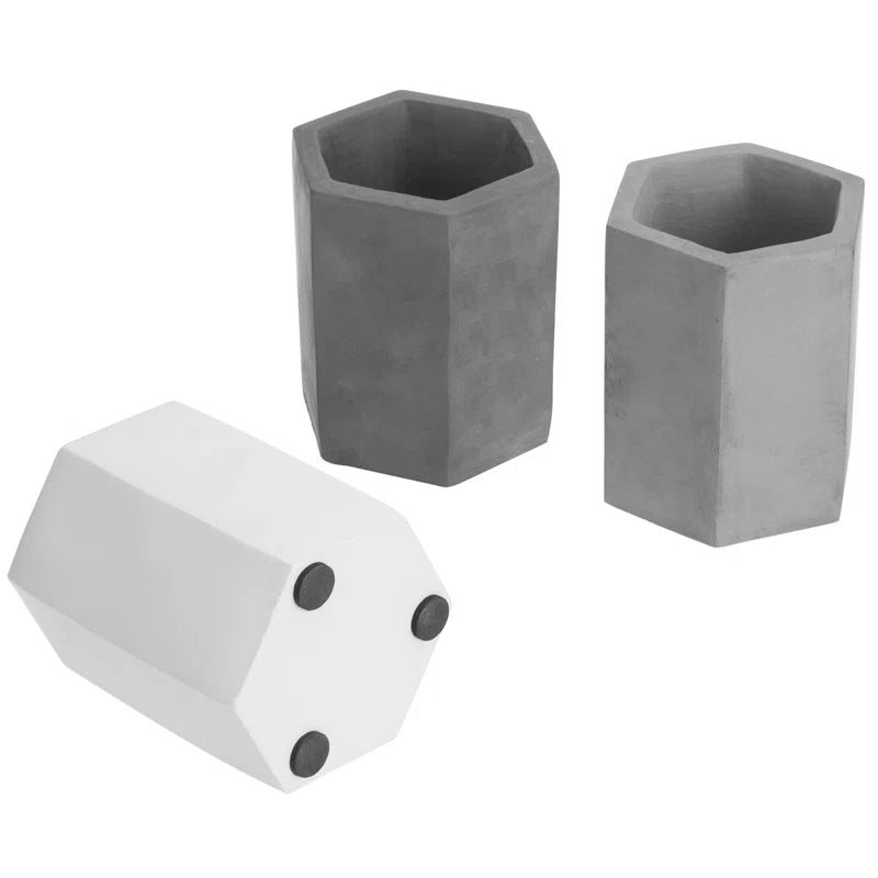 Aimie Multicolor Concrete Desktop Pen Holders