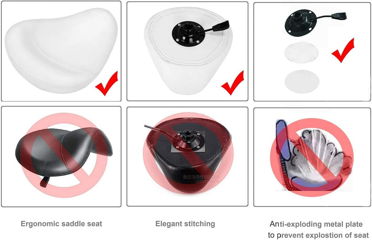 Ergonomic Rolling Swivel Saddle Stool with Wheels