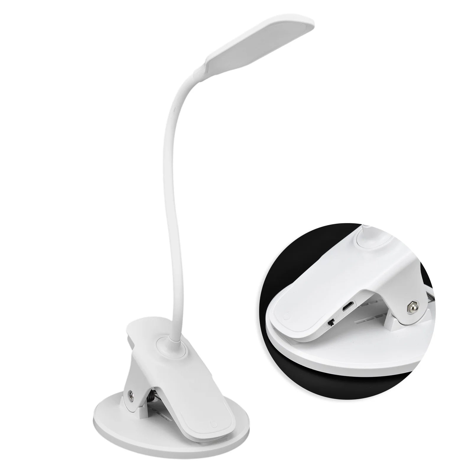 Dorm Light, Clip Desk Lamp Desk Lamp Intelligent Non Slip Portable for Living Room for Dorm for Child