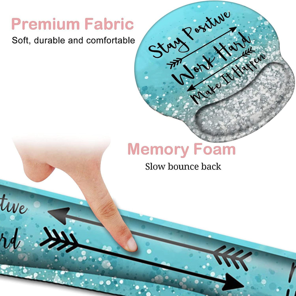 Keyboard Wrist Rest and Mouse Pad with Wrist Support