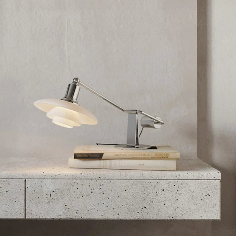 Elegant Adjustable Glass Lamp