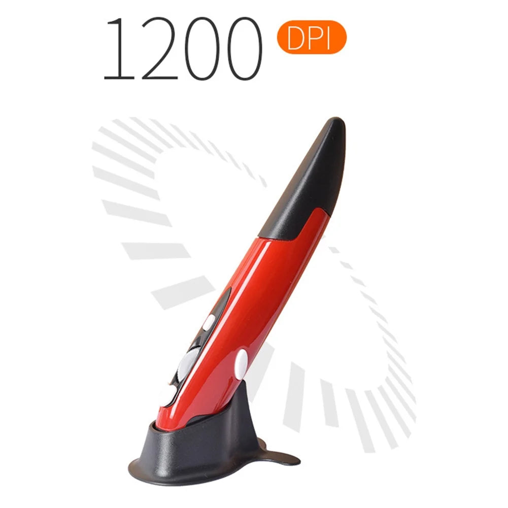 2.4Ghz Wireless Optical Pen Mouse Adjustable Optical Presenter Flip Pen Mouse for Tablet Laptop PC