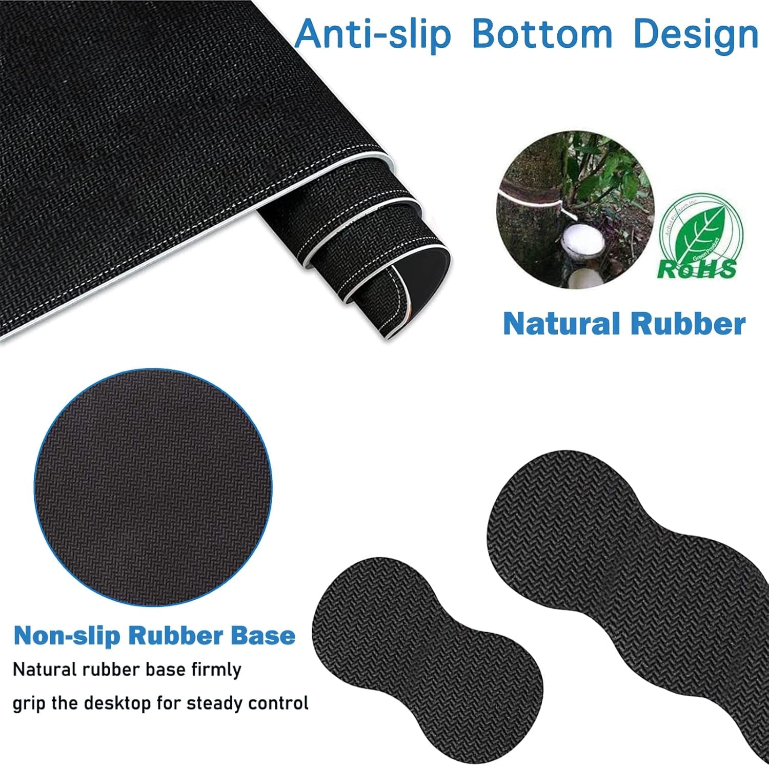 Keyboard Wrist Rest and Mouse Pad Wrist Support Set