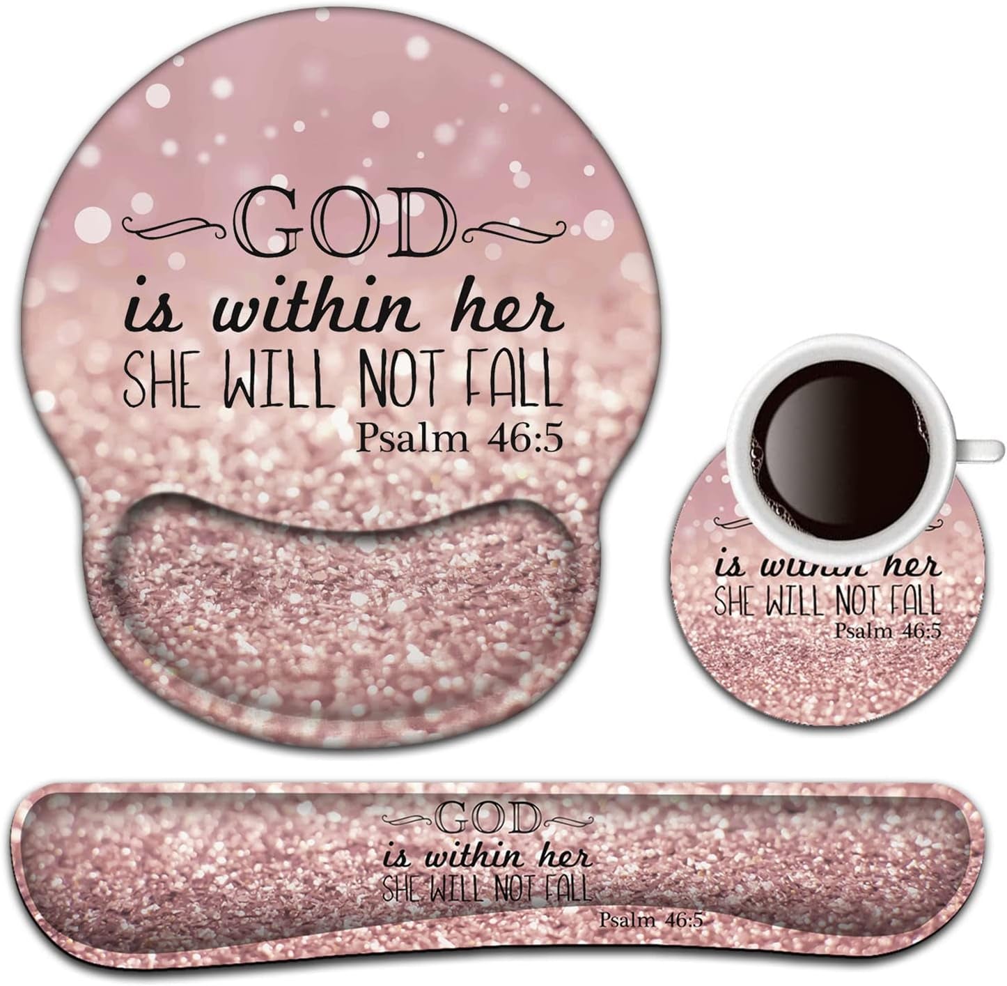 Keyboard Wrist Rest and Mouse Pad with Wrist Support