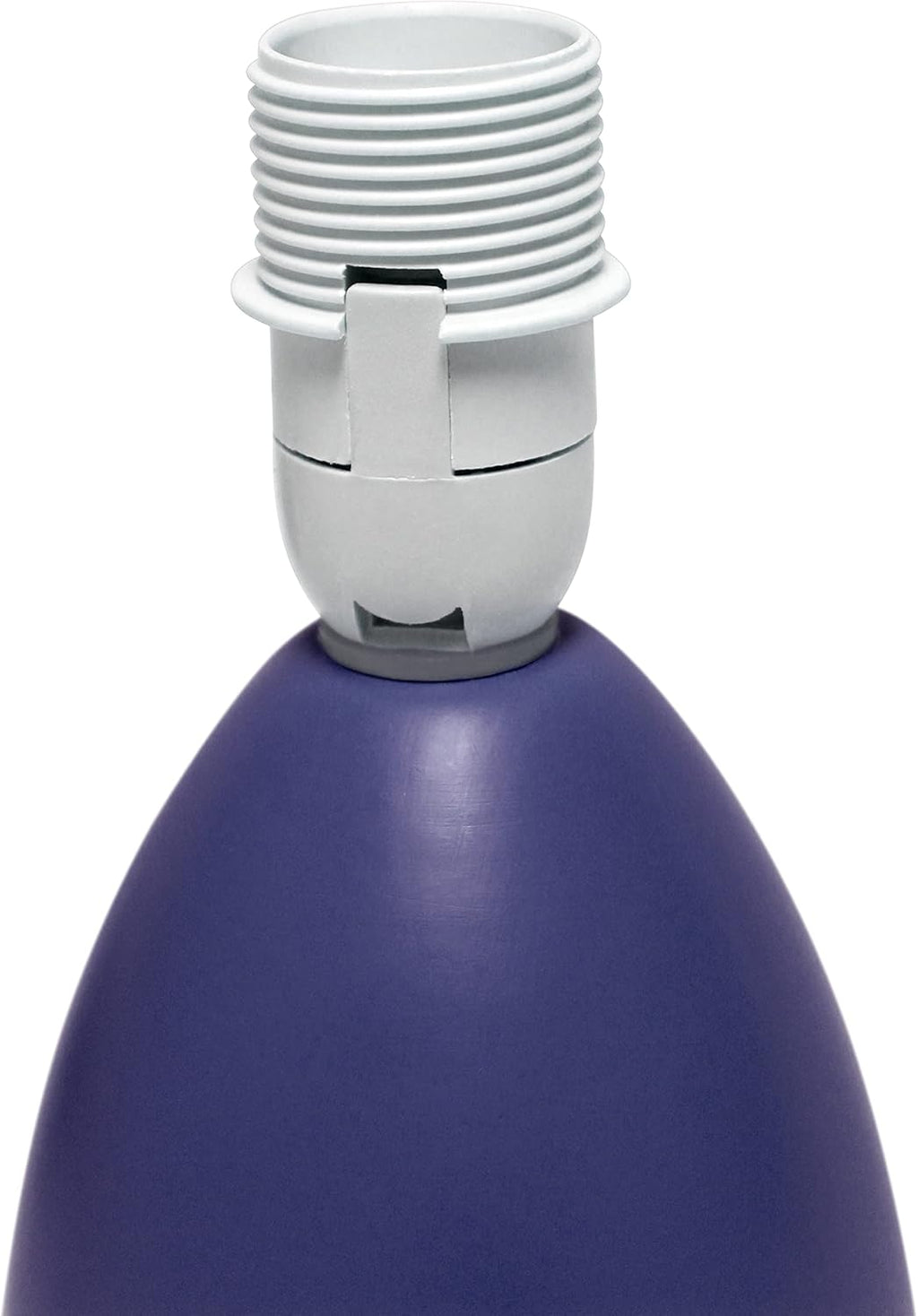 LT2009-BLU Mini Egg Oval Ceramic Table Desk Lamp, Blue