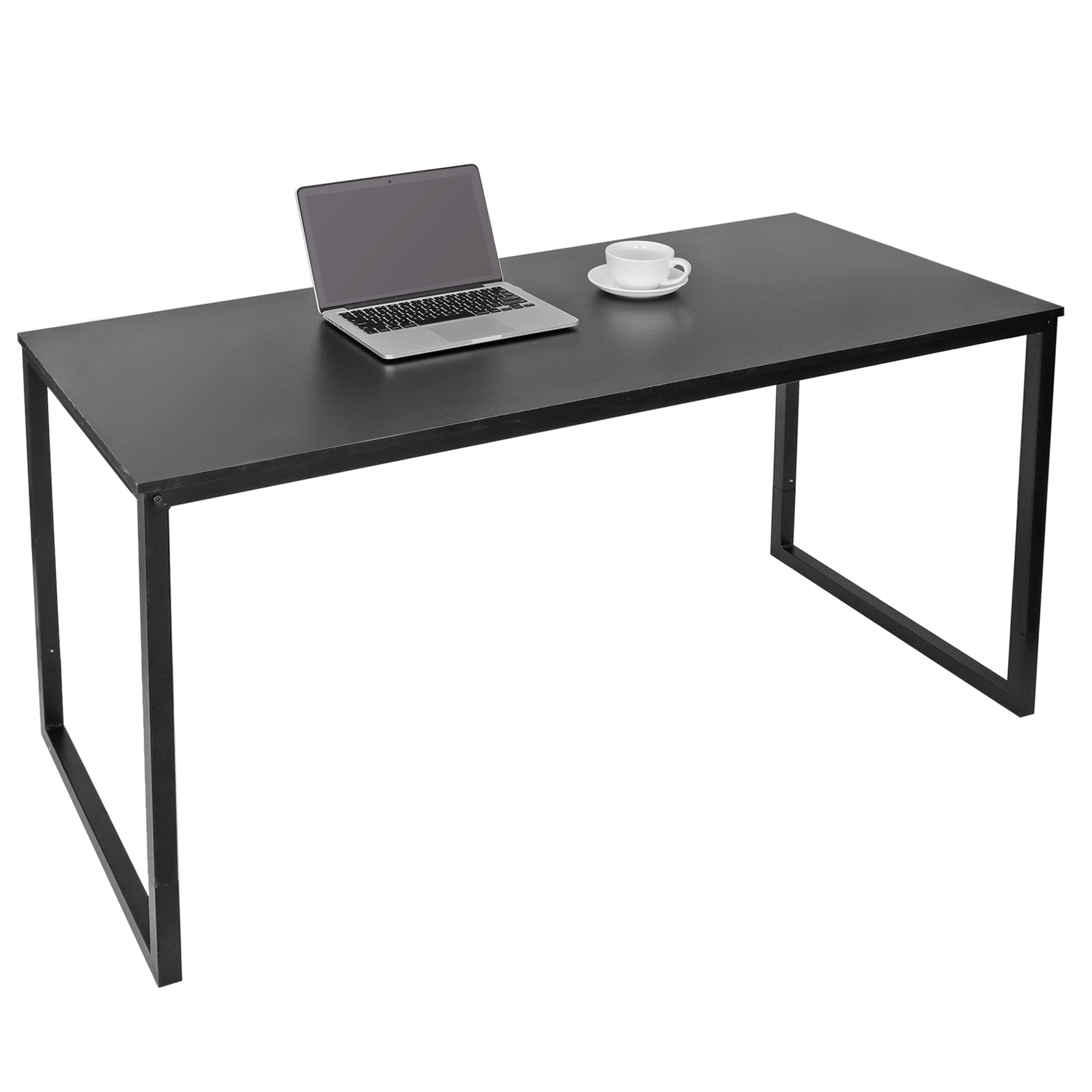 47" Modern Laptop Computer Desk Office Table PC Laptop Study Writing Desk Black