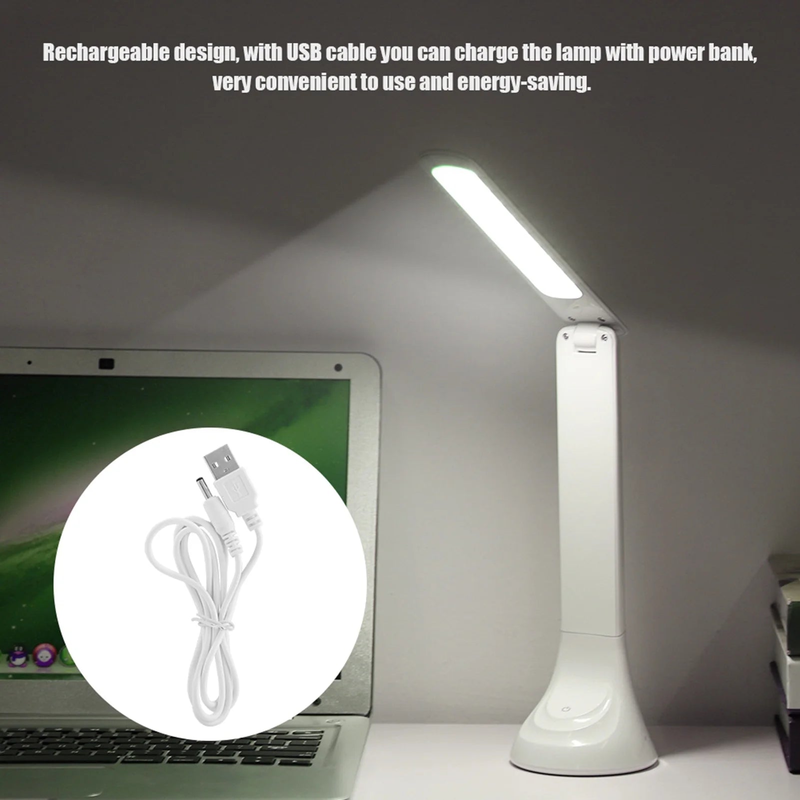 Desk Lamp Foldable LED Desk Lamp Materials, Foldable LED for Children Learning and Reading
