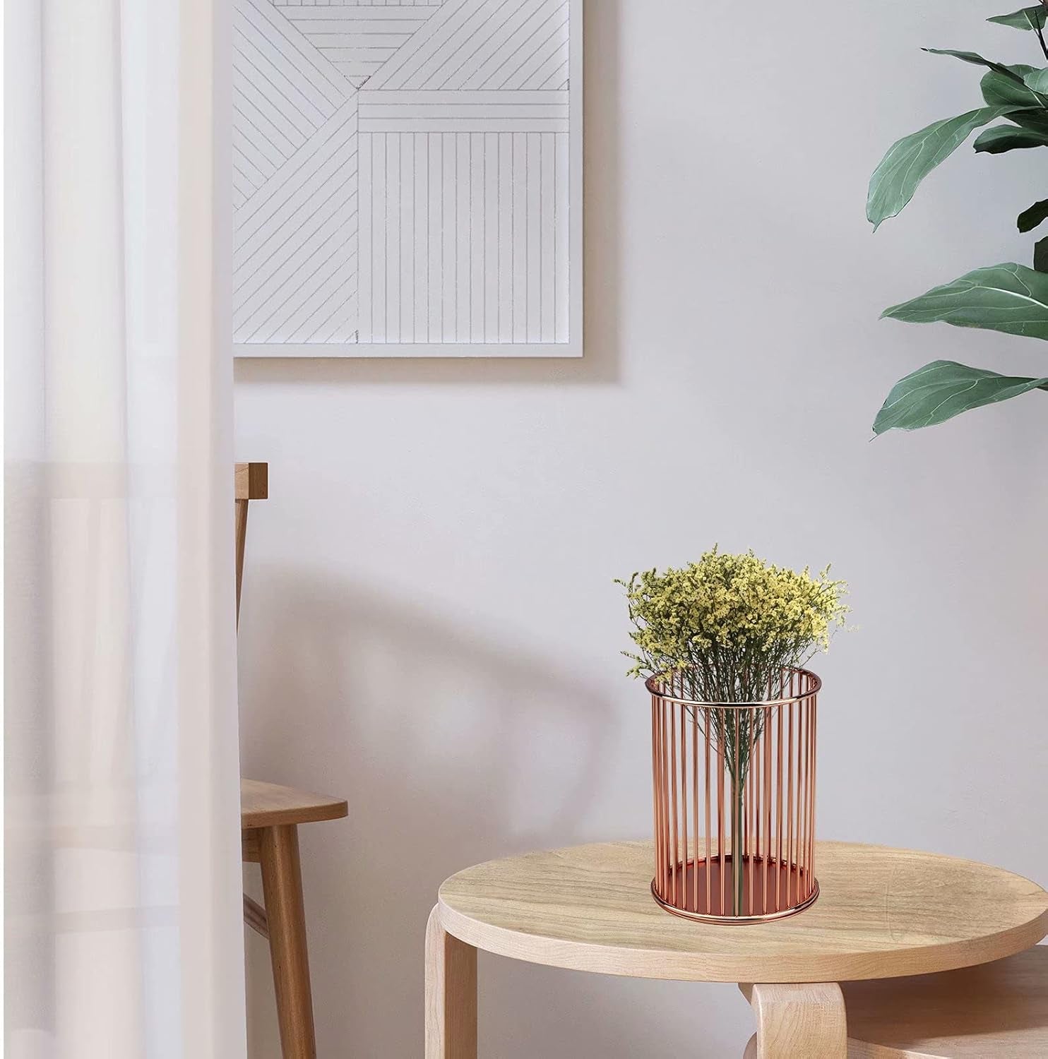 Pen Pencil Holder, Metal Wire Pen Pencil Cup Holders for Desk Cute Organizer, Makeup Brushes Cup Holder Organizer (1PC Rose Golden+1Pc Golden), by