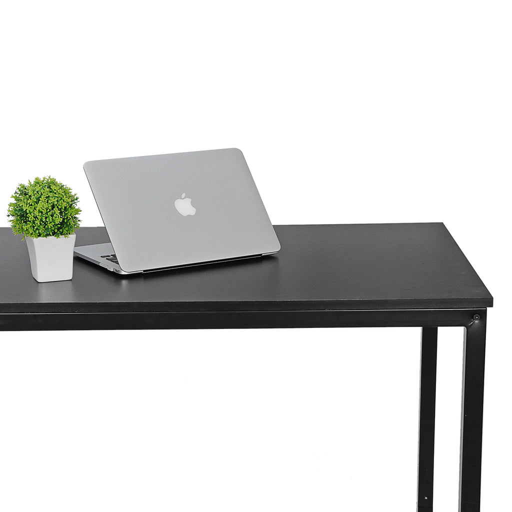 47" Modern Laptop Computer Desk Office Table PC Laptop Study Writing Desk Black