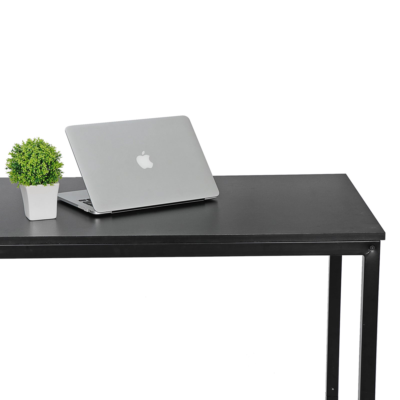 47" Modern Laptop Computer Desk Office Table PC Laptop Study Writing Desk Black