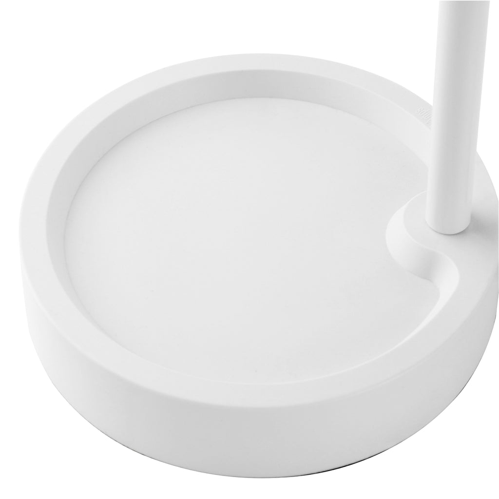 17" LED Catch-All Base & AC Outlet Adjustable Flexible Desk Lamp