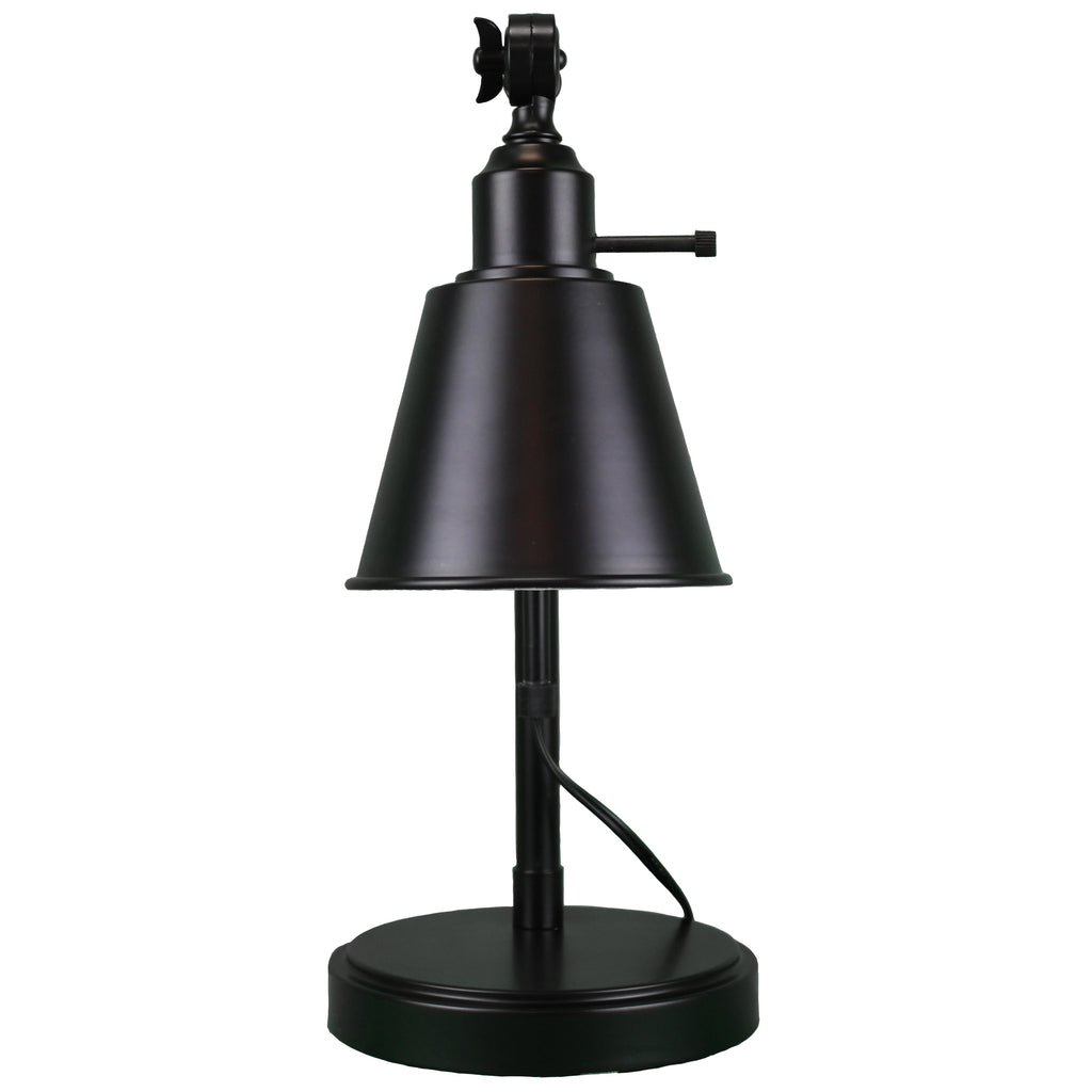 Adjustable Metal Desk Lamp, Black