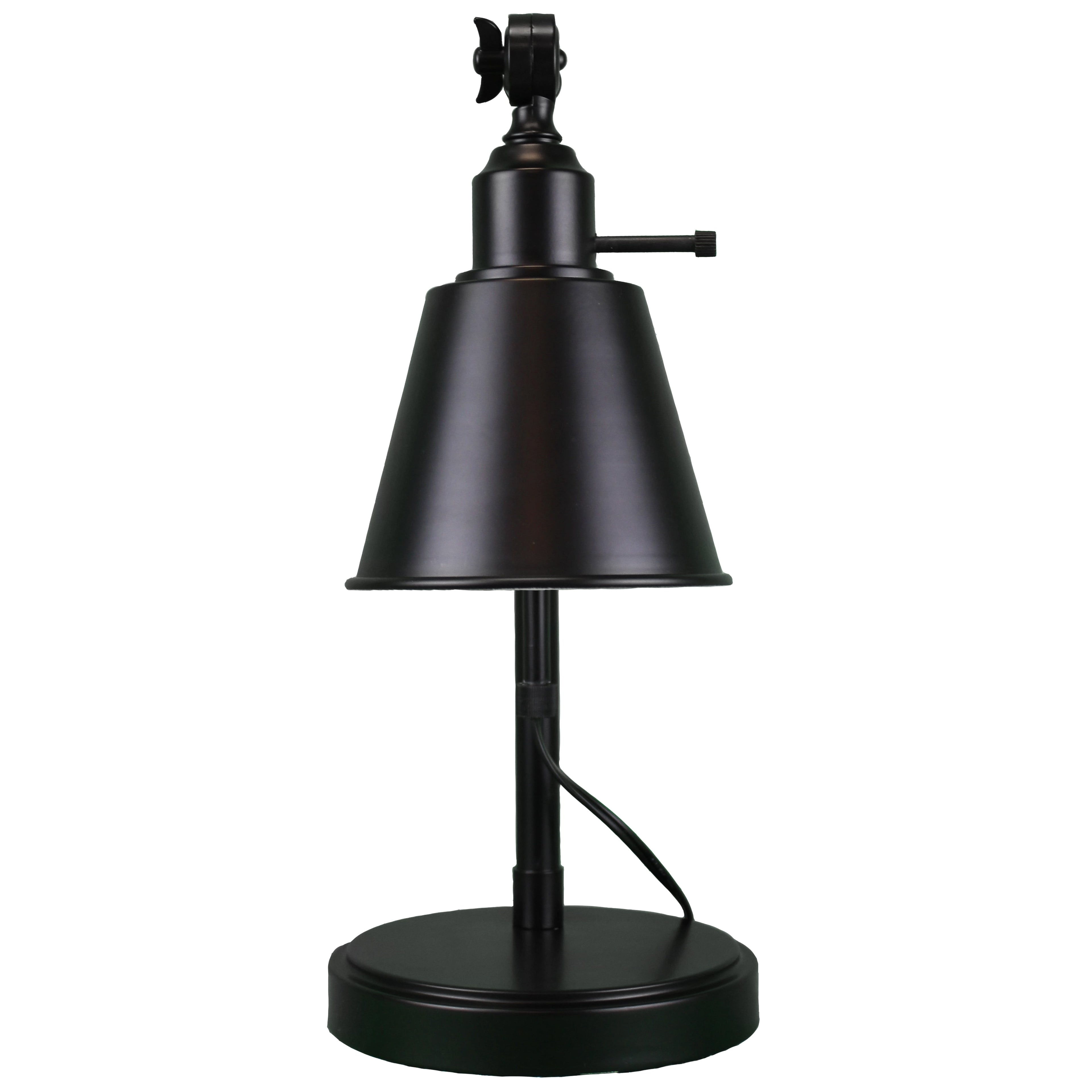 Adjustable Metal Desk Lamp, Black