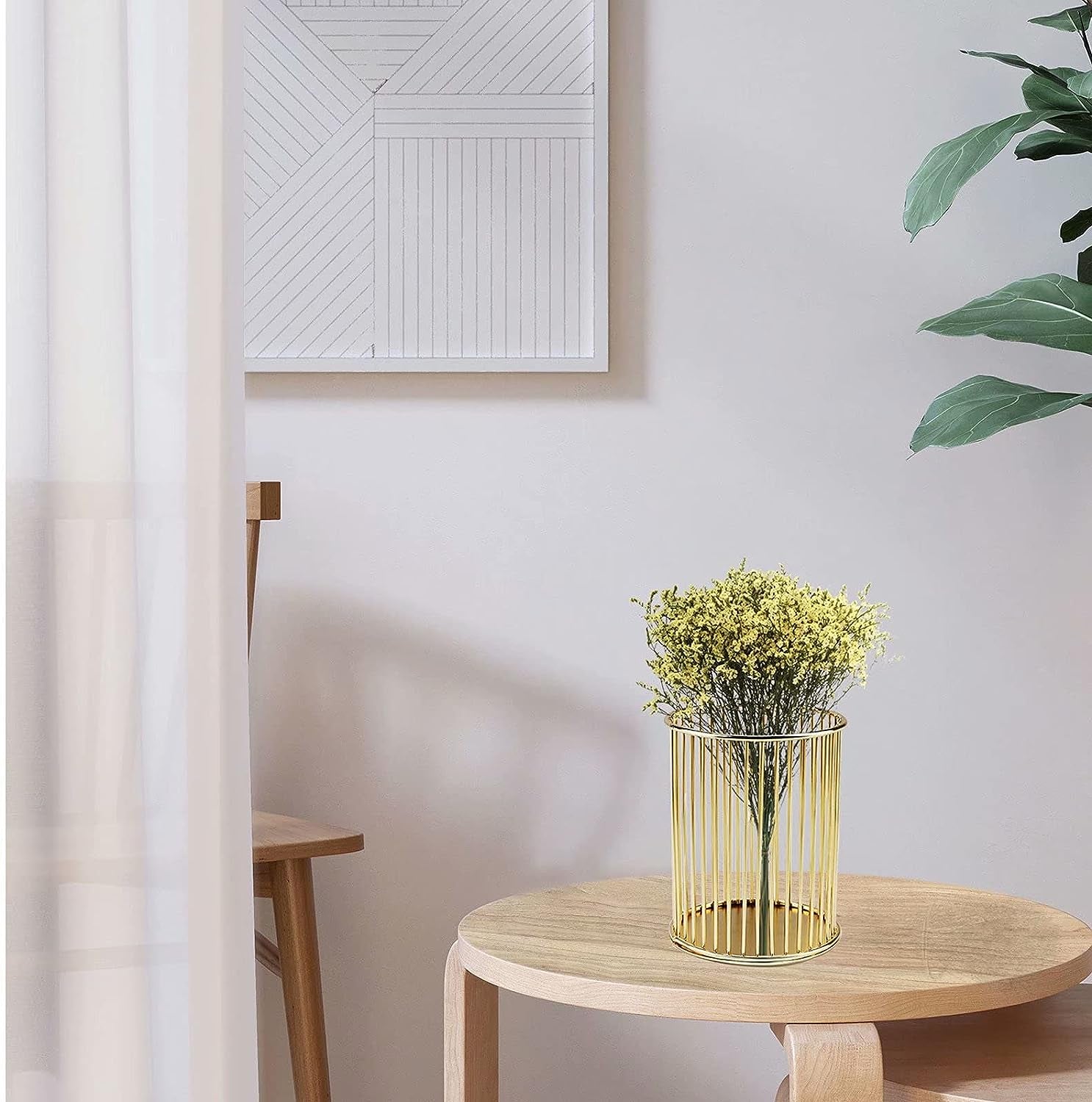 Pen Pencil Holder, Metal Wire Pen Pencil Cup Holders for Desk Cute Organizer, Makeup Brushes Cup Holder Organizer (1PC Rose Golden+1Pc Golden), by