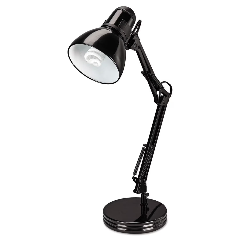 Architect Functional Adustable Clamp Metal Desk Lamp, Black