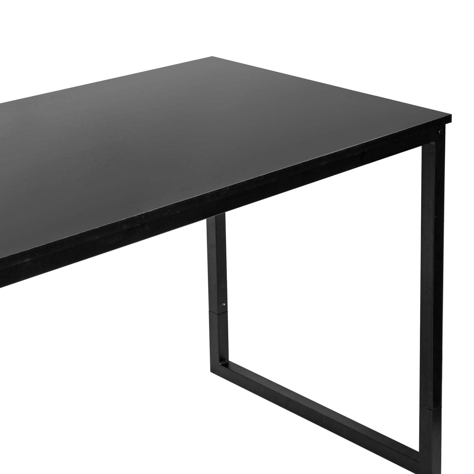 47" Modern Laptop Computer Desk Office Table PC Laptop Study Writing Desk Black