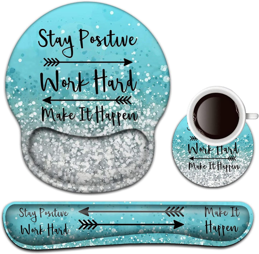 Keyboard Wrist Rest and Mouse Pad with Wrist Support