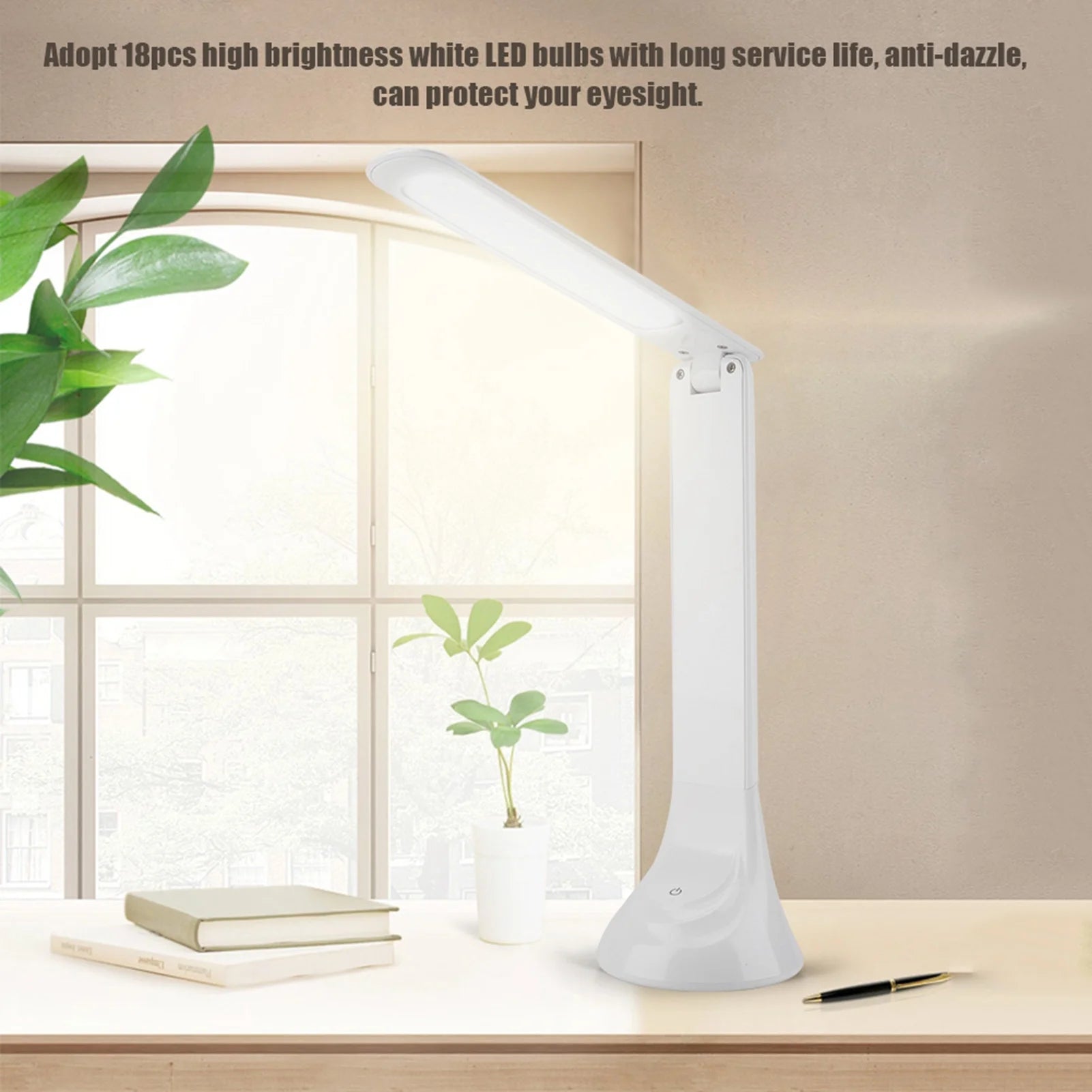 Desk Lamp Foldable LED Desk Lamp Materials, Foldable LED for Children Learning and Reading