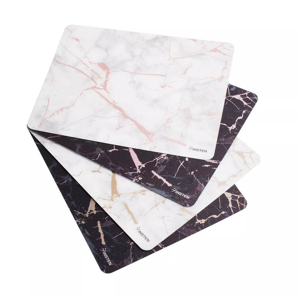 Instant Reflective Marble Design Mouse Pad 