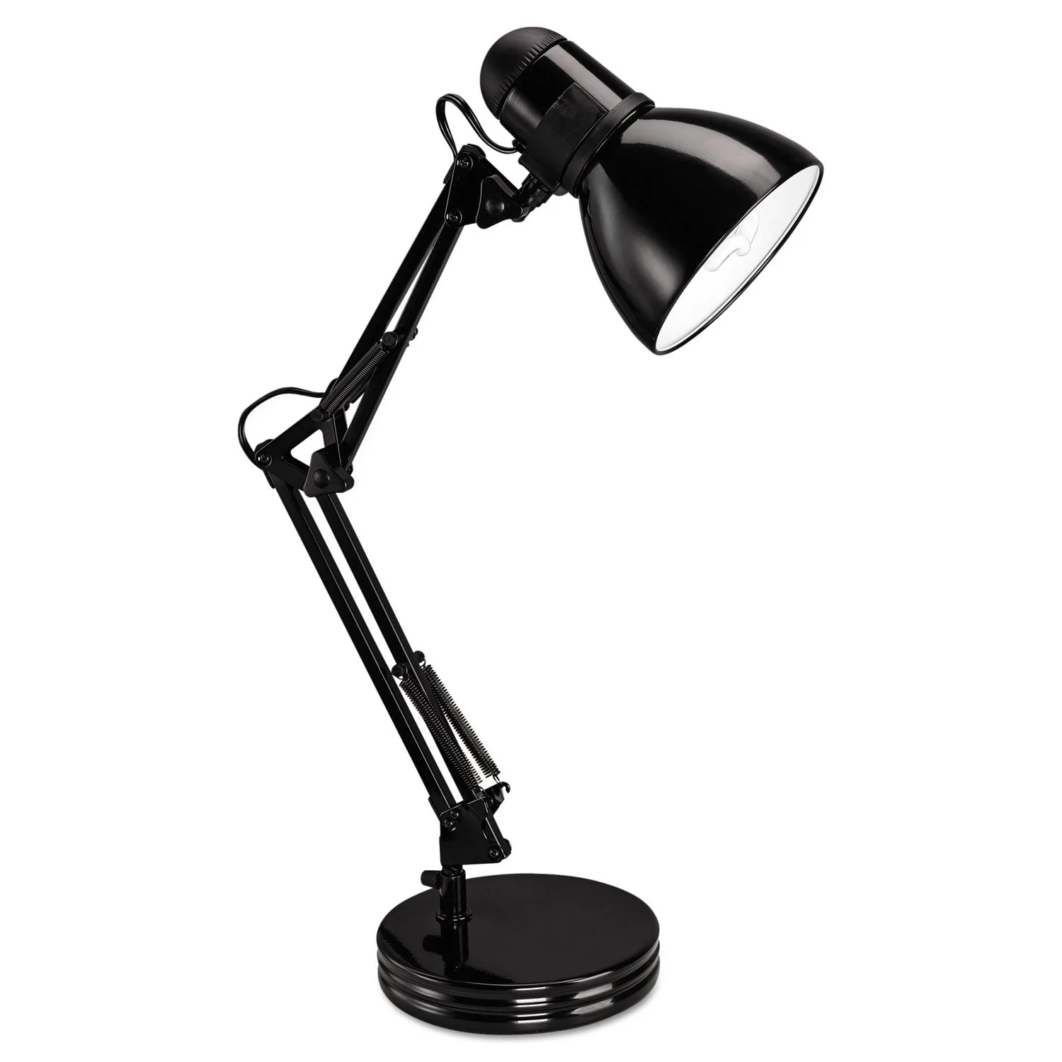 Architect Functional Adustable Clamp Metal Desk Lamp, Black