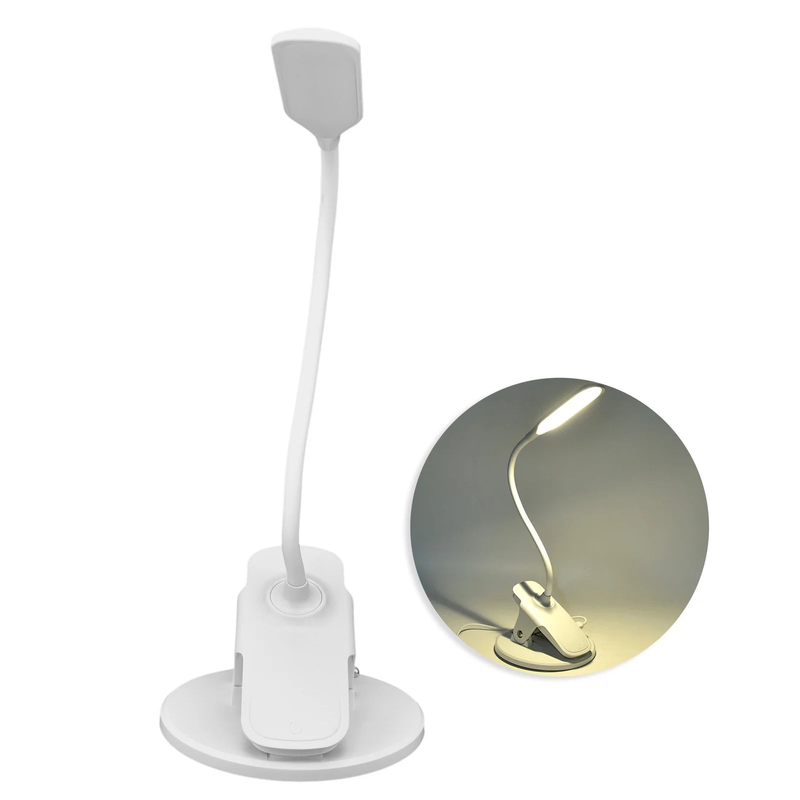 Dorm Light, Clip Desk Lamp Desk Lamp Intelligent Non Slip Portable for Living Room for Dorm for Child