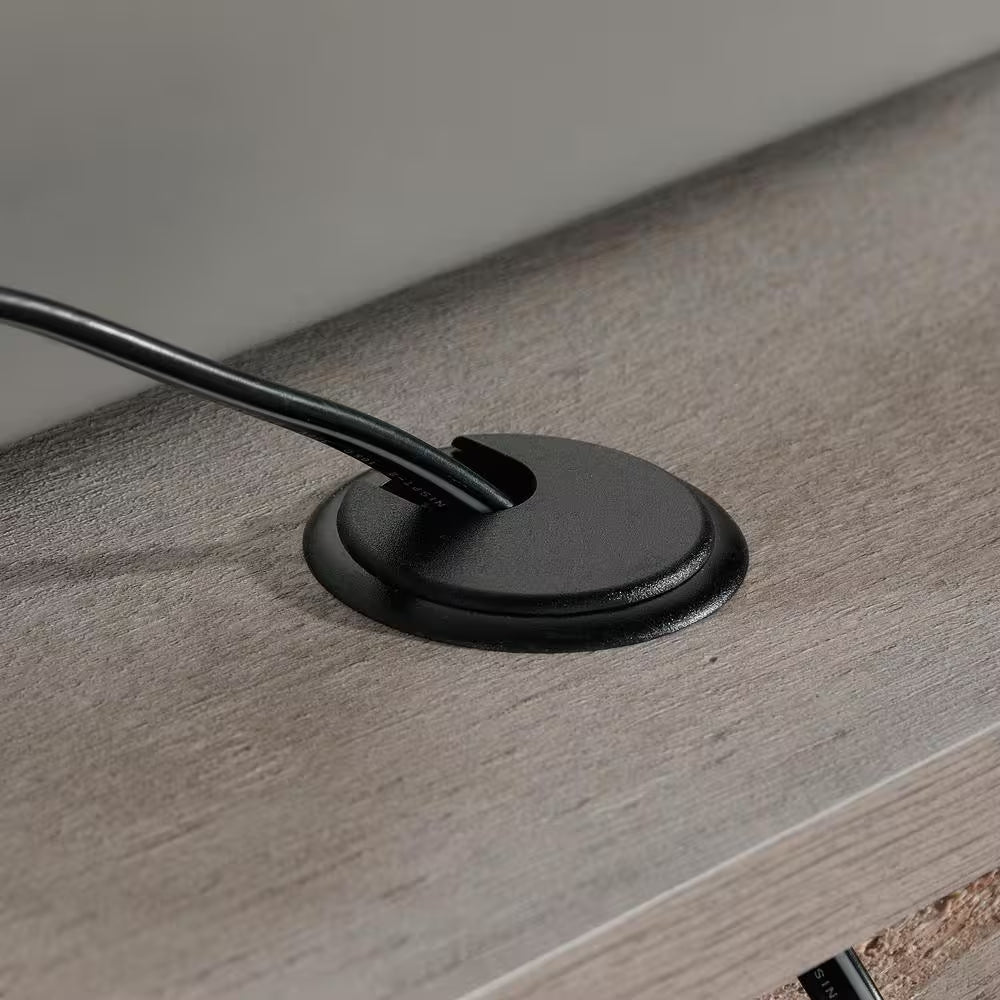 Cottage Road 65.118 In. Mystic Oak Engineered Wood L-Shaped Desk